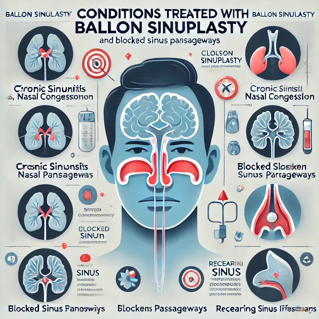 Conditions treated with balloon sinuplast.