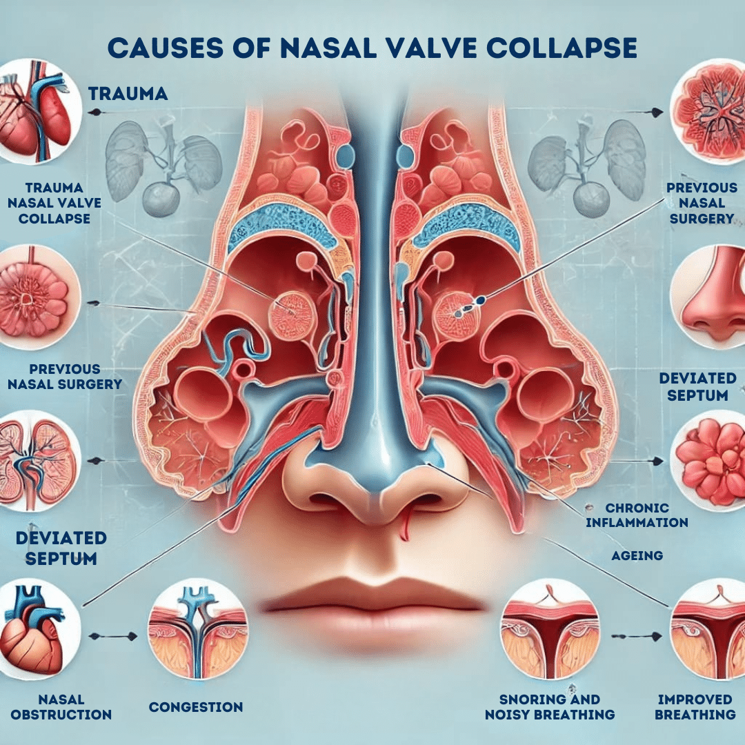 Causes of Nasal Valve Collapse