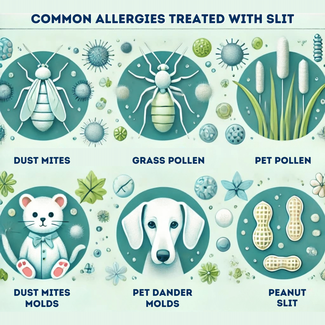 Common Allergies Treated with SLIT