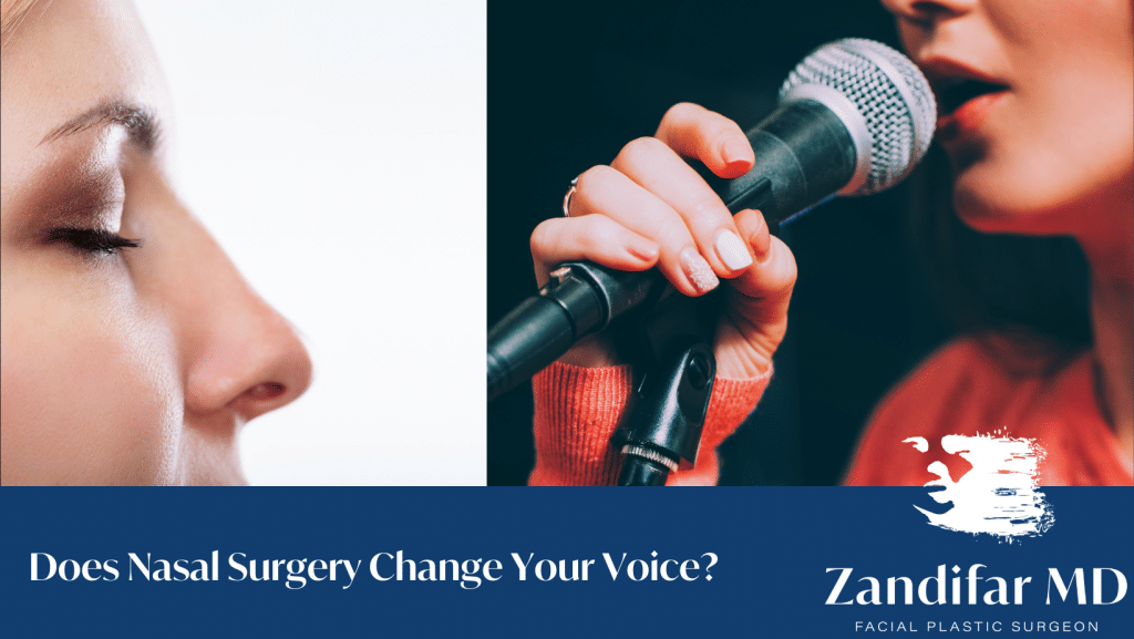Does a nose job change your singing voice