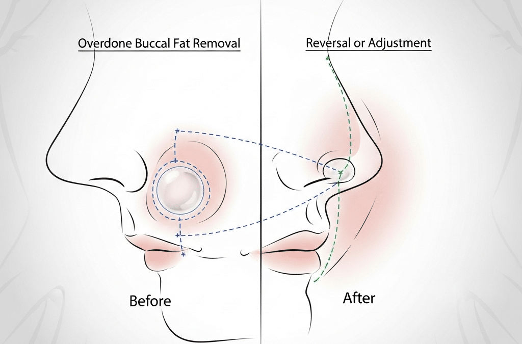 How Buccal Fat Removal Can Be Reversed or Adjusted if Overdone